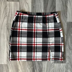 Plaid Mini Skirt